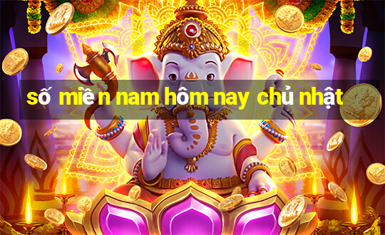 số miền nam hôm nay chủ nhật