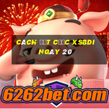 Cách đặt cược XSBDI ngày 20