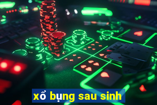 xổ bụng sau sinh