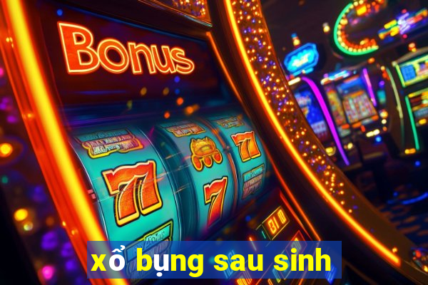 xổ bụng sau sinh