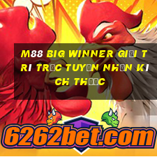 M88 Big Winner Giải trí trực tuyến Nhấn Kích thước