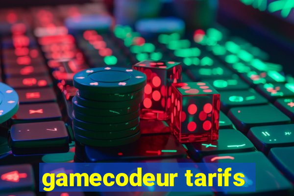 gamecodeur tarifs