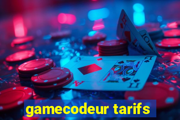 gamecodeur tarifs