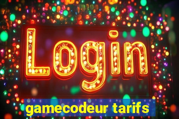 gamecodeur tarifs