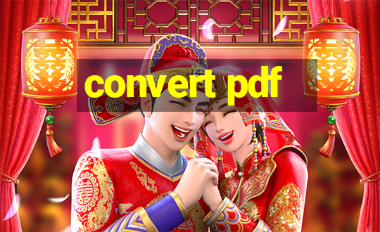 convert pdf