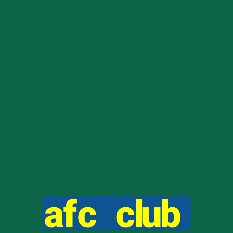 afc club competitions ranking