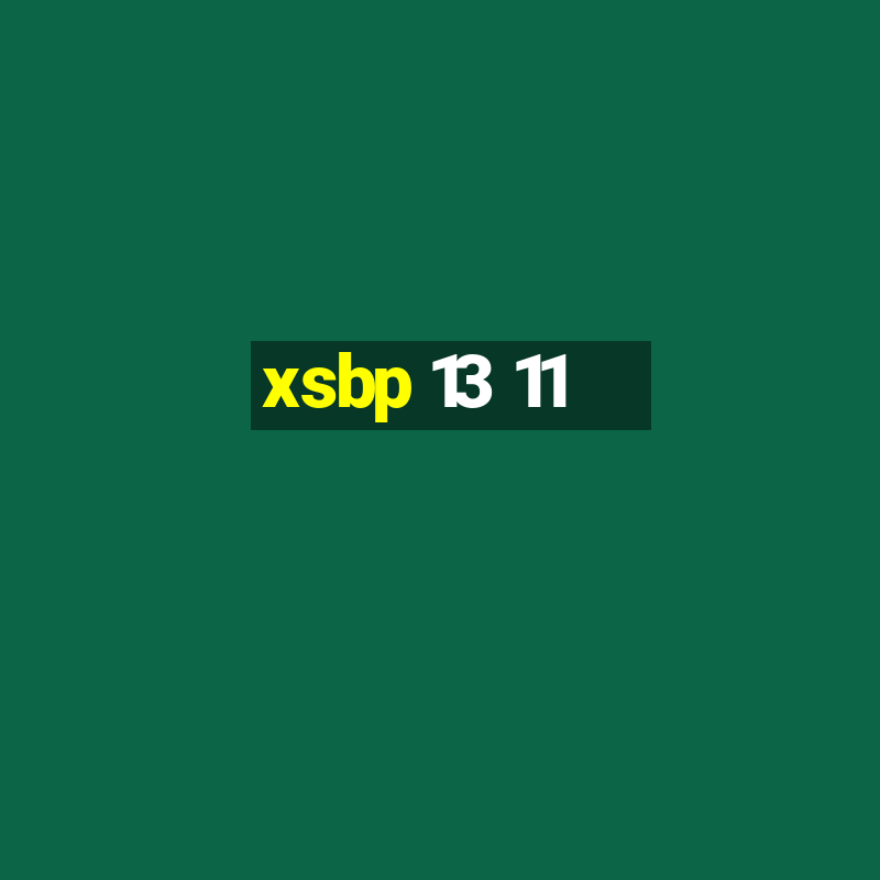 xsbp 13 11