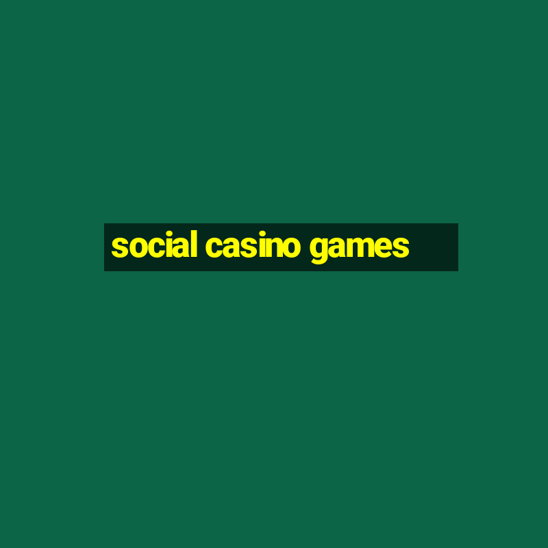 social casino games