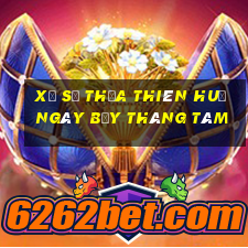 xổ số thừa thiên huế ngày bẩy tháng tám