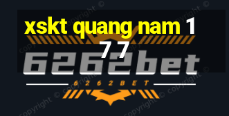 xskt quang nam 17 7