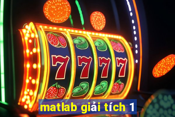 matlab giải tích 1