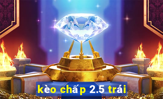 kèo chấp 2.5 trái