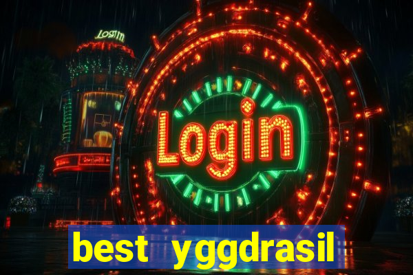 best yggdrasil online casino