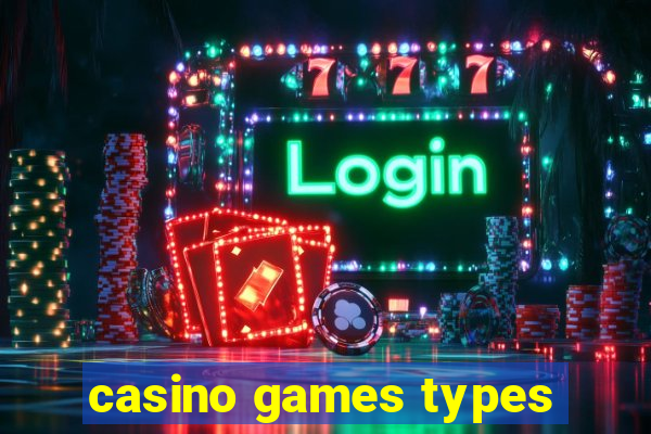 casino games types