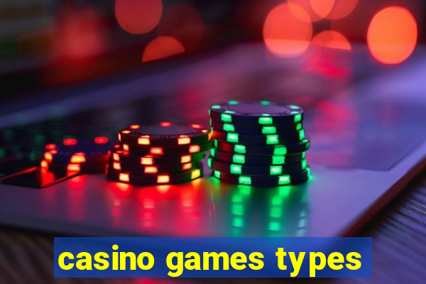 casino games types