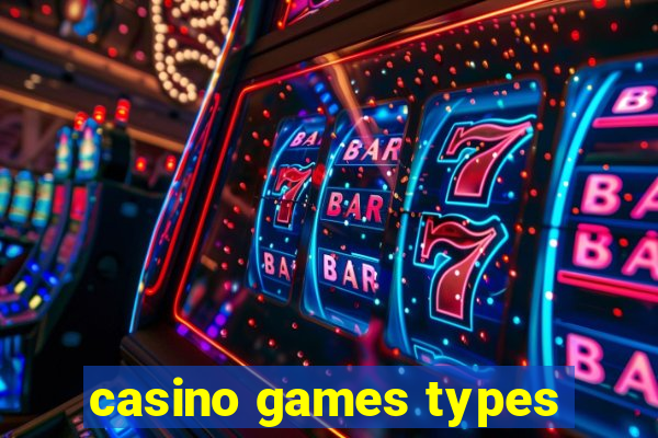 casino games types