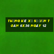 Thống kê Xổ Số điện toán 6x36 ngày 12