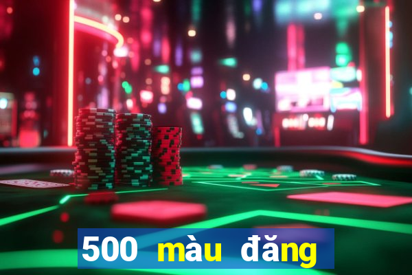 500 màu đăng nhập vào trang web