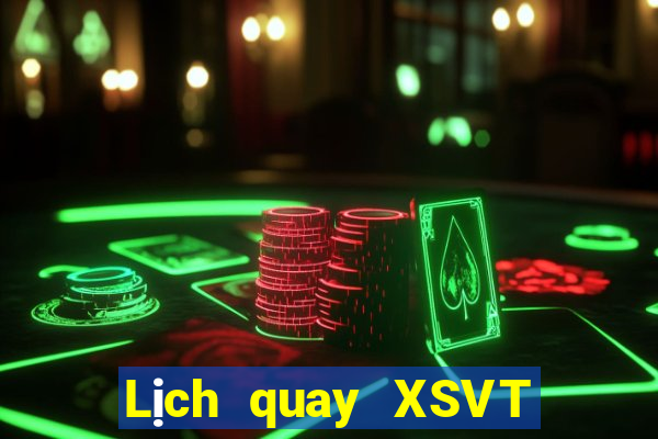 Lịch quay XSVT ngày 17