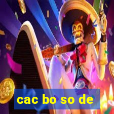 cac bo so de