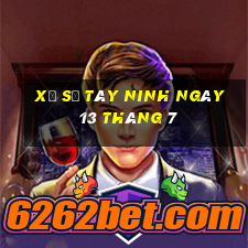 xổ số tây ninh ngày 13 tháng 7