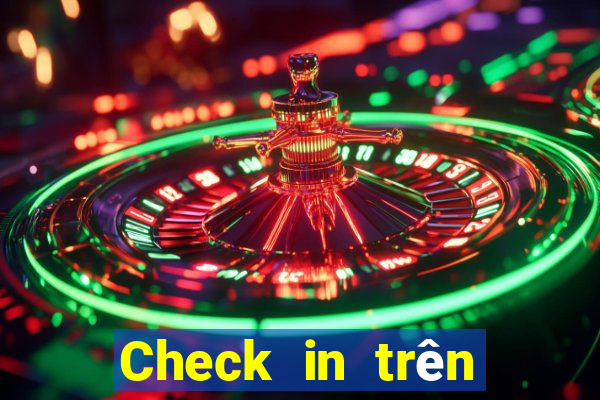 Check in trên mạng xổ số