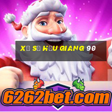 xổ số hậu giang 90