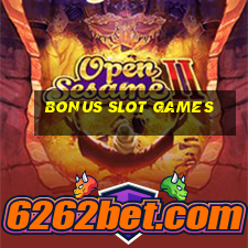 bonus slot games