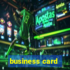 business card