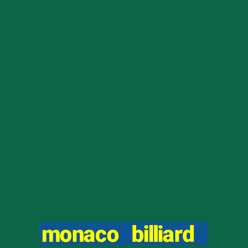 monaco billiard game club