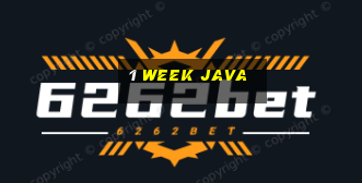 1 week java