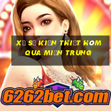 xổ số kiến thiết hôm qua miền trung