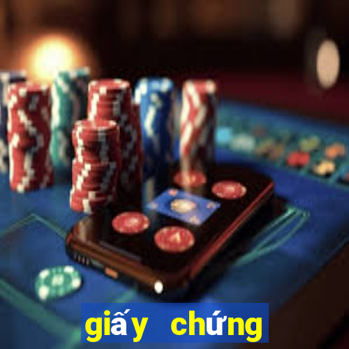 giấy chứng nhận tiêm chủng