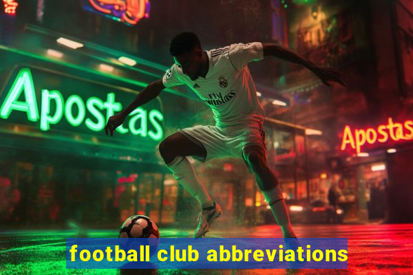 football club abbreviations