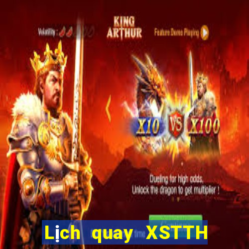 Lịch quay XSTTH Chủ Nhật