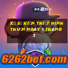 xổ số kiến thiết ninh thuận ngày 1 tháng 3