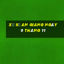 xổ số an giang ngày 9 tháng 11