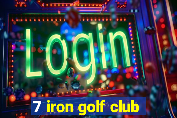 7 iron golf club