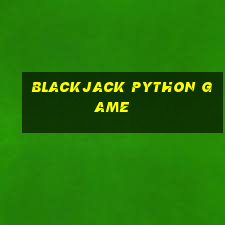 blackjack python game