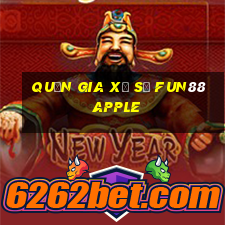 Quản gia xổ số Fun88 Apple