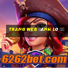 trang web đánh lô đề