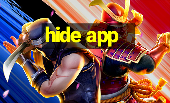 hide app