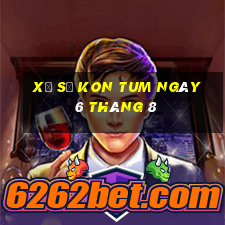 xổ số kon tum ngày 6 tháng 8