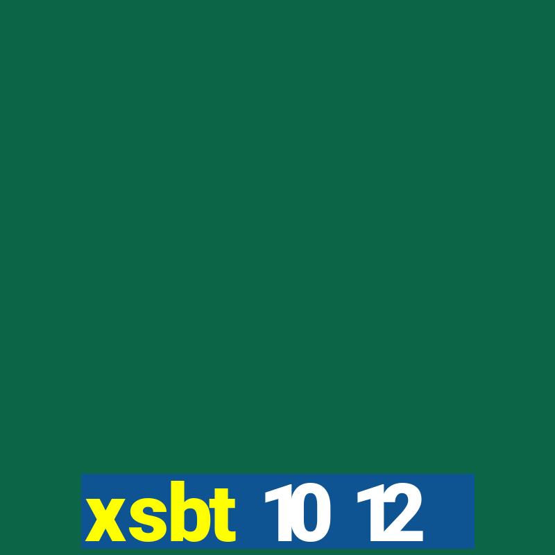 xsbt 10 12