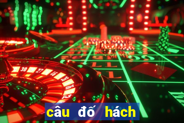 câu đố hách não có đáp án