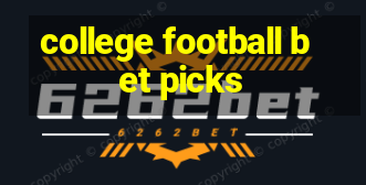 college football bet picks