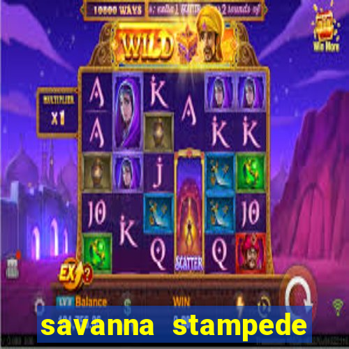 savanna stampede slot machine