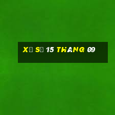 xổ số 15 tháng 09