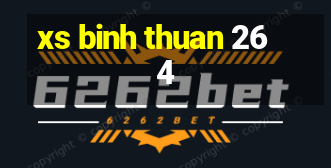 xs binh thuan 26 4