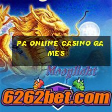 pa online casino games